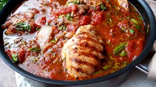 Chicken, onions, tomatoes = The REAL Georgian Chakhokhbili recipe