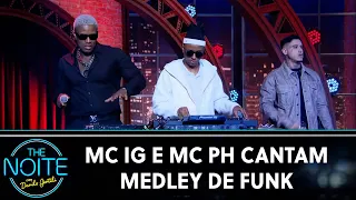 MC IG e MC PH cantam Medley de Funk | The Noite (30/04/24)