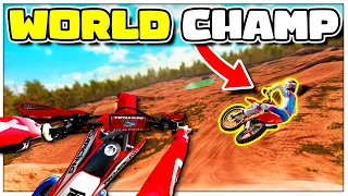 1v1 the WORLD CHAMPION in MX BIKES!