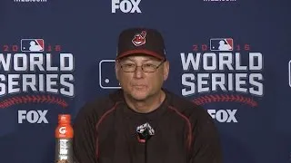 WS2016 Gm6: Francona on Indians' Game 6 loss