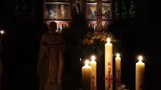 Exsultet der Osternacht | Pfarrer Vogel im Münster in Radolfzell