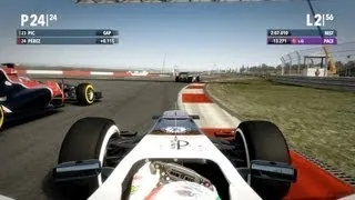 F1 2012, 24th to 1st, 100% race, legend ai, Pérez, USA