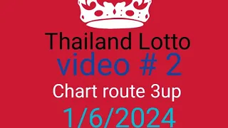 Thai Lotto video #2 chart route 3up.1/6/2024.[Rana Thailand master]