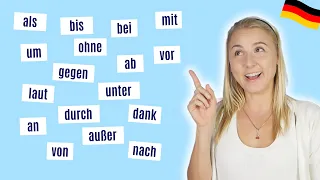 ALLE Präpositionen: Nominativ, Akkusativ, Dativ, Genitiv │Deutsch lernen