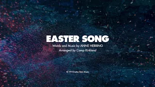 EASTER SONG - SATB (piano track + lyrics)