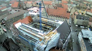 Haus der Wirtschaft - Die Baustelle im Zeitraffer