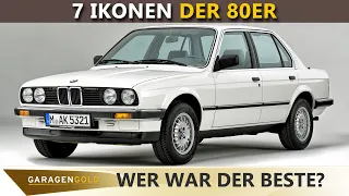 Ikonen der 80er  - 7 erfolgreiche Garagengold-Kult-Autos