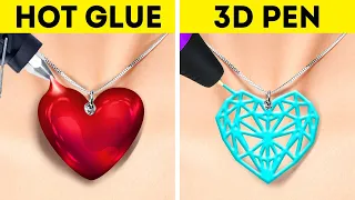 HOT GLUE vs 3D PEN! Incredible Hacks and Crafts For All Occasions