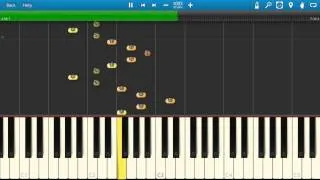 Bach - Toccata and Fugue in D minor Piano Tutorial -  Synthesia