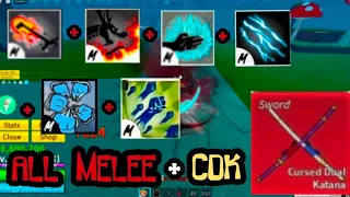 CDK ONE SHOT Combo with ALL MELEE | Roblox Blox Fruits | Tutorial