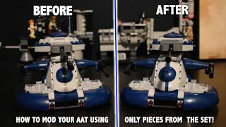 HOW TO MOD YOUR AAT TO BE MORE ACCURATE USING ONLY PIECES FROM THE SET! | Set 75283