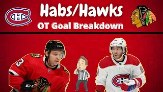 Habs/Hawks Controversial OT Goal Breakdown