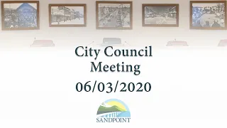 City of Sandpoint | City Council Meeting | 06/03/2020