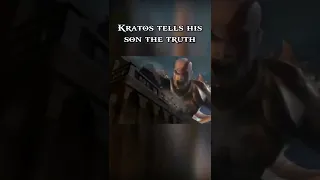 Kratos tells Atreus the truth