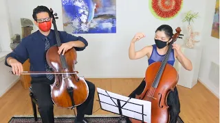 Amit Peled with his Peabody student Tzu-Jou Yeh playing THE SWAN by Saint-Saens