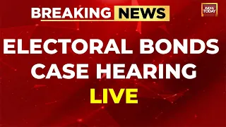 LIVE: SBI's Plea For More Time To Disclose Electoral Bonds Data In SC | CJI DY Chandrachud