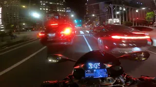 Downtown Los Angeles POV Ride 4K | DUCATI Supersport 950S | GoPro HERO9