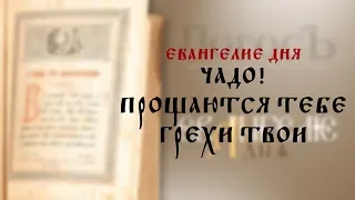 Евангелие дня: "Чадо! прощаются тебе грехи твои"