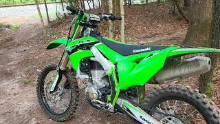 trail ride on 2023 kx450