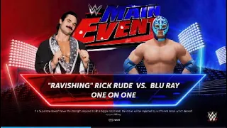 WWE Main Event| Rick Rude vs Blu Ray WWE2K24