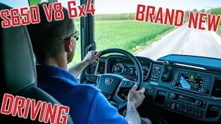 ON THE ROAD: Scania S650 V8 6x4 DRIVING