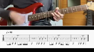 [TAB譜] Give It Away/Red Hot Chili Peppers Guitar riff [ギター]