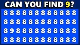 Challenge Your Vision: Spot the Odd Numbers in this Puzzle Quiz!