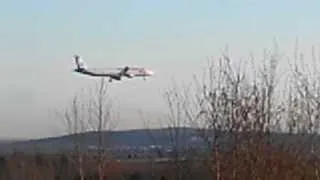 Посадка самолета в Кольцово