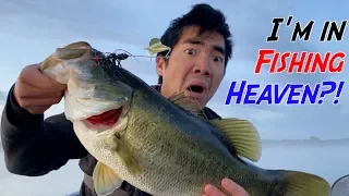 THIS LAKE IS A FISHERMAN'S DREAM!!! (MONSTER BASS EVERYWHERE)