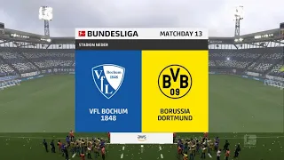 FIFA 22 BOCHUM VS BORUSSIA DORTMUND BUNDESLIGA PREDICTION