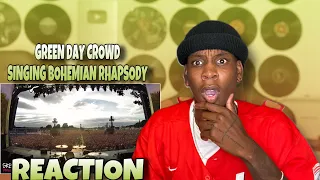 65,000+ PEOPLE?! | Green Day Crowd Singing Bohemian Rhapsody [Live In Hyde Park 2017] REACTION