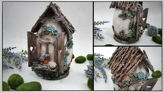 Egg, birdhouse 🐦Jajko, domek dla ptaków 🥚🐦 decoupade diy...