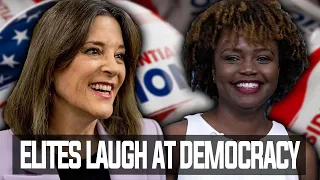 Biden Press Sec, Media Ghouls LAUGH At Marianne Williamson Campaign