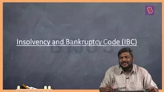 Insolvency & Bankruptcy Code and Ordinance