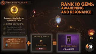Rank 10 Gems: Awakening and Resonance EXPLAINED! || Diablo Immortal