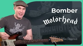 How to play Bomber by Motorhead | Easy Guitar Lesson