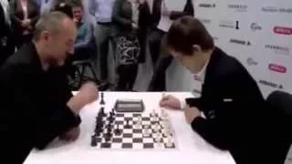 Fast Chess Magnus Carlsen vs. Manager Espen Agdestein
