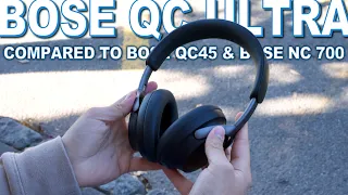 Bose QC Ultra Headphones Review & Compared To Bose QC45 & Bose NC 700