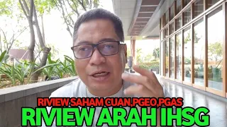 RIVIEW SAHAM CUAN,PGEO,PGAS & RIVIEW ARAH IHSG (VIER TRADER PROFESIONAL)