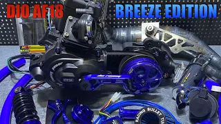 125cc engine DIO AF18 water cooling, new generation by BWSP. BREEZE EDITION.