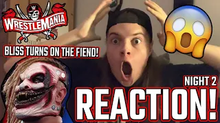 BLISS TURNS ON FIEND REACTION!! WWE WrestleMania 37 Night 2 FULL LIVE Reactions! - JoeTalksWrestling