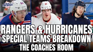 Rangers & Hurricanes Special Teams Breakdown : Jon Goyens Coaching Perspective | Daily Faceoff Live