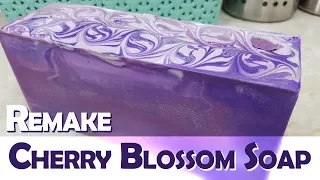 "Japanese Cherry Blossom" Remake! | Cold Process Soap