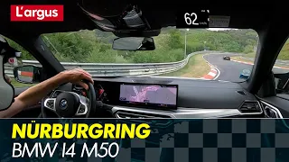 BMW i4 M50 funny (or scary ?) Nürbugring lap on board