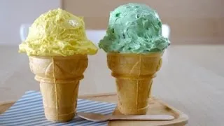 Trick Recipes: Bizarro Ice Cream Cupcakes Lemon and Chocolate Mint