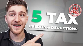 5 HUGE Tax Deductions to Save THOUSANDS in 2023! | Canadian Tax Credits & More!