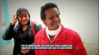 Irmãs se reencontram depois de 40 anos por uma incrível coincidência