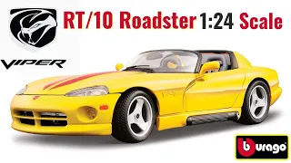 Dodge Viper RT/10 | 1/24 scale | https://www.hobbyetrade.com | Unboxing and review | Motoflix garage