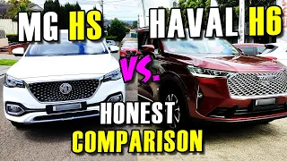 MG HS or HAVAL H6? Two of the Best Chinese SUV in Australia? | Early 2022 Review