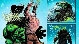 Wolverine Cuts Hulk's Head Off